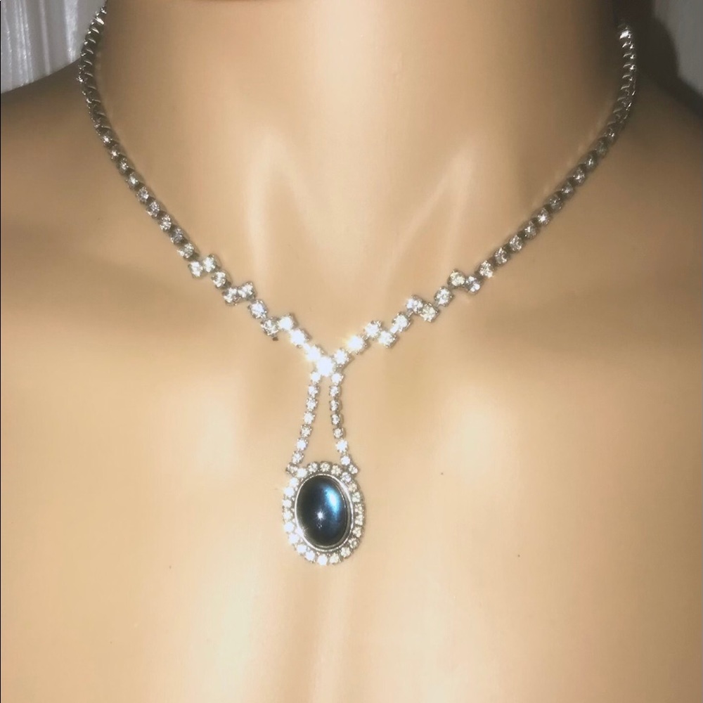 Blue necklace